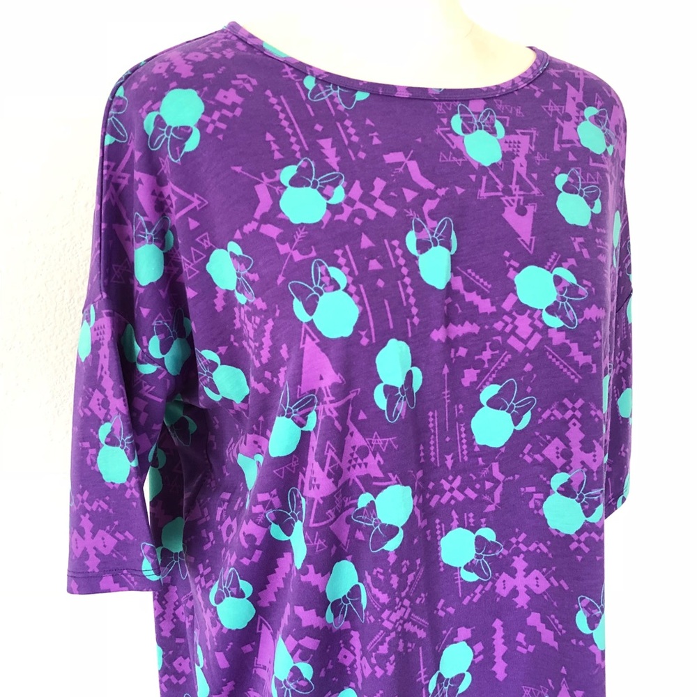 LULAROE DISNEY IRMA MINNIE MOUSE SMALL PURPLE